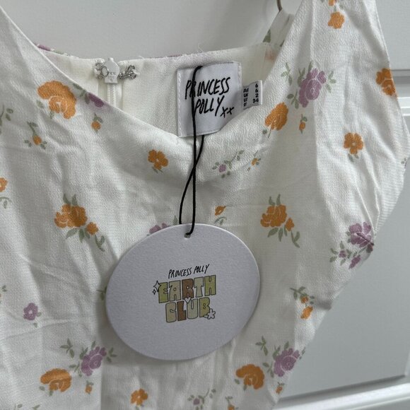 Princess Polly Curtis Maxi Dress Size 2 Floral Tank Dress NEW - Picture 2 of 6